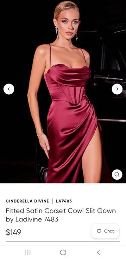 Formal Corset Dress (Satin)