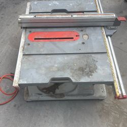 10 Inch Ridgid Table Saw 