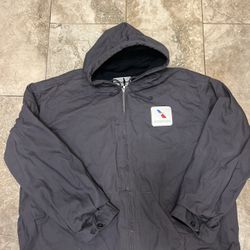 Steel Guard Exclusively Aramark American Airlines Gray Jacket Size 3XL 