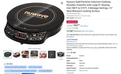 Nuwave PIC Gold Precision Induction Cooktop