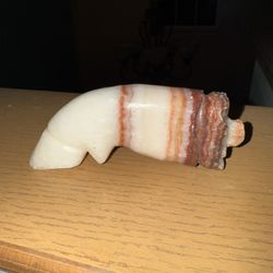 Lace agate pigs foot 