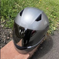 Motorcycle helmet Silver