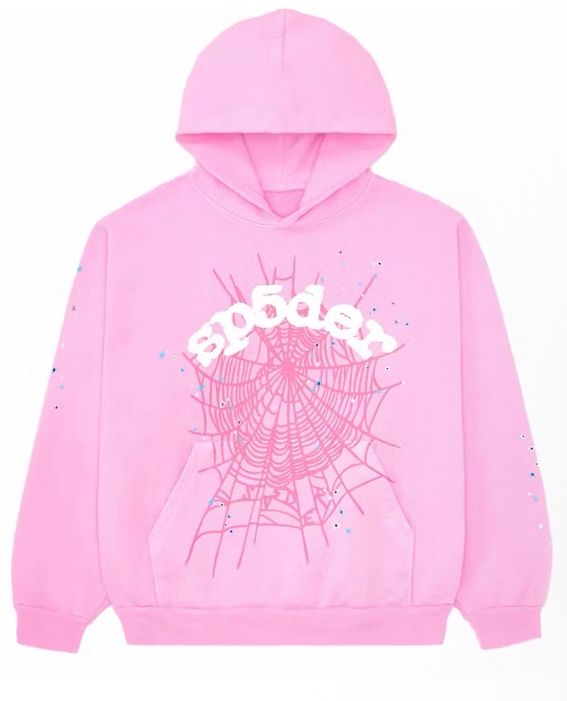 Sp5der OG Web Hoodie Pink (Medium)