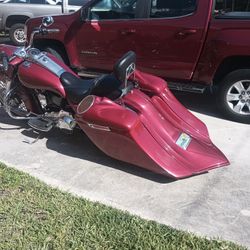 It fits 2009 and up Harley Davidson Any model some need fabrication