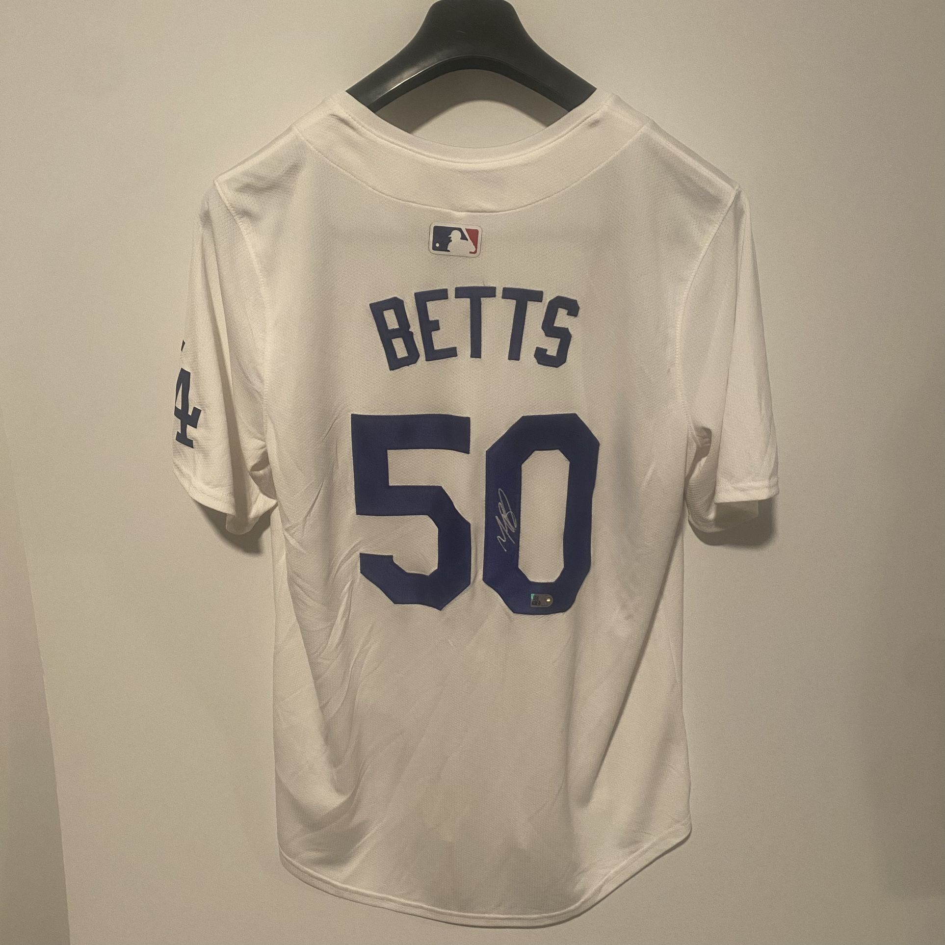Mookie Betts Autographed Dodgers Jersey Nike Limited Edition