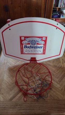 Budweiser Basketball Hoop and Backboard