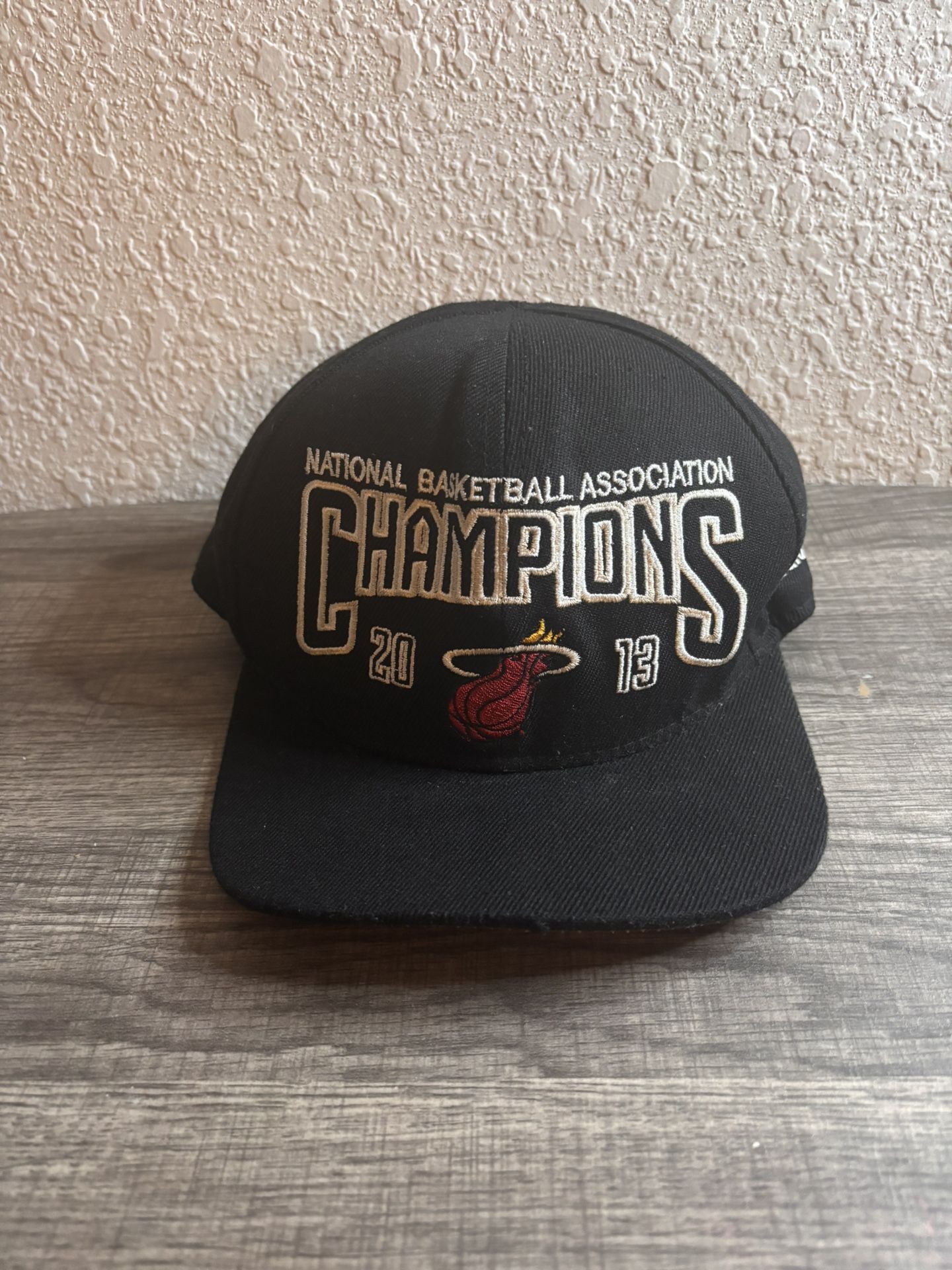 Adidas Miami Heat 2013 NBA Champions Hat (Rare Finals Strapback) $20 OBO