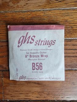 Ghs B56 Phosphor Bronze Wrap Guitar String