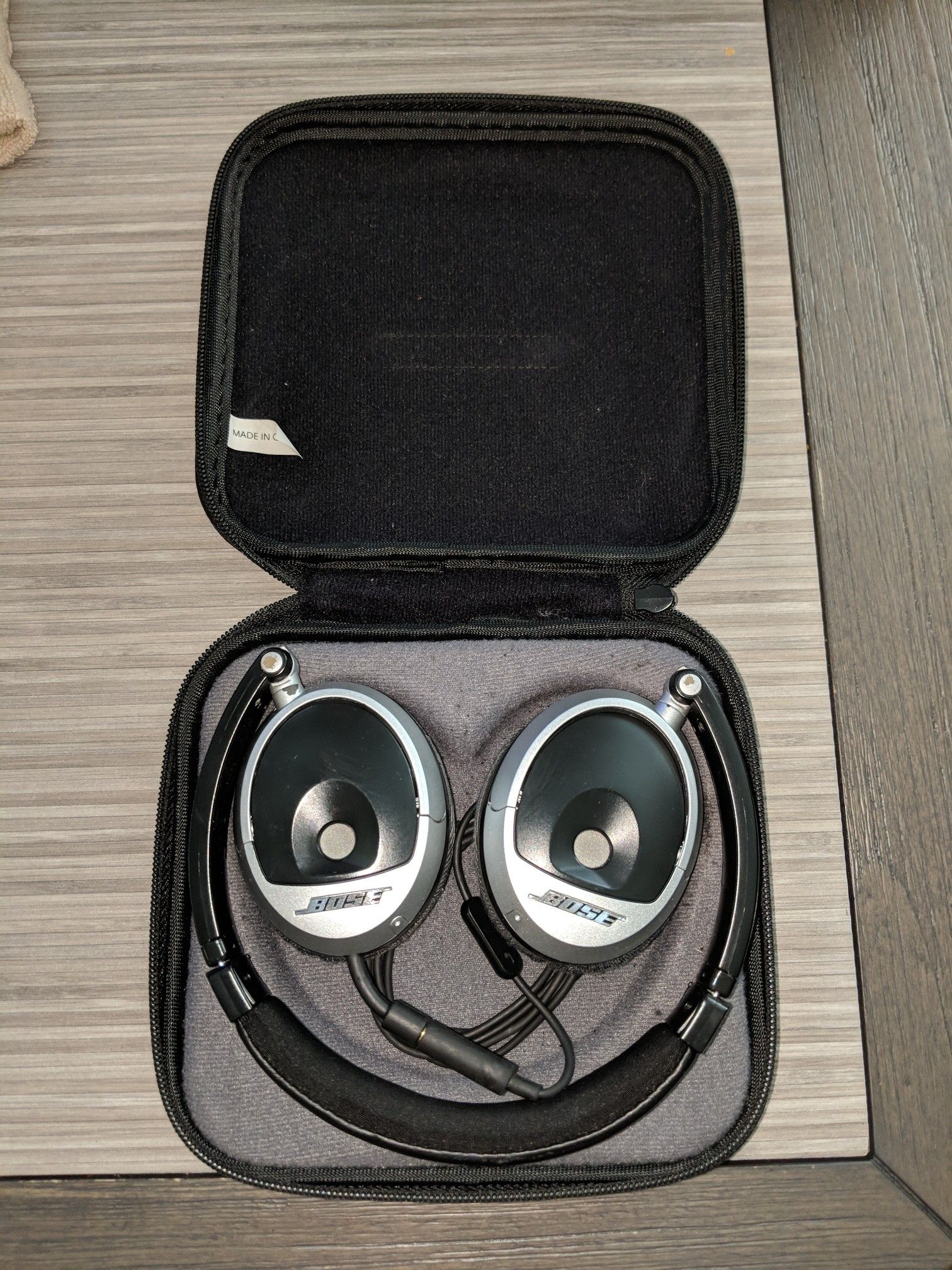 Bose on-ear headphones