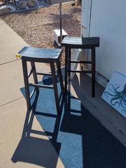 Bar Stools - Wood & Wide