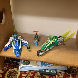 Lego Ninjagou Plane And Motercycle