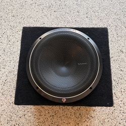 12” Rockford Fosgate P3 Subwoofer And Box 