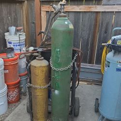 Oxy-Acetylene Torch Setup 