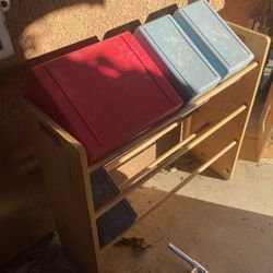 Wood Toy Holder 