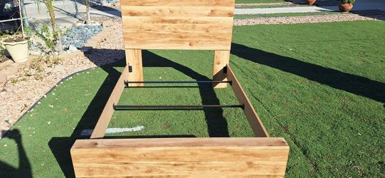 Mattress full " bed frame like new