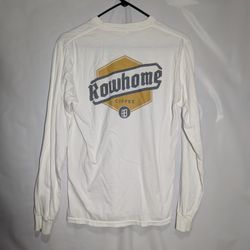 Rowhome Coffee Long  Sleeve T shirt, Size S