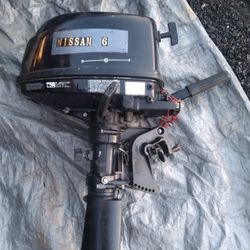 6 HP NISSAN 5 STROKE OUTBOARD