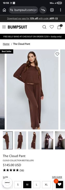 Bumpsuit The Cloud Pant Small & Medium