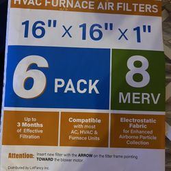 Brand New Package Of HVAC Air Filters