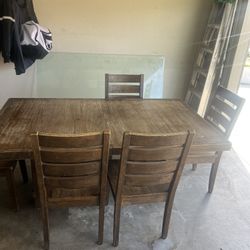 Dinning Table 6 Chairs Heavy Table And Chairs.