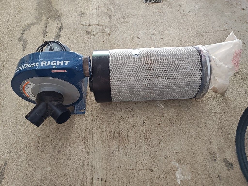 Rockler Dust Right Dust Collector And Canister Filter