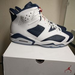 New Air Jordan 6 Retro Men Size 12 Olympic