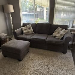  Sleep Sofa And Matching Over Sized Chair With Ottoman