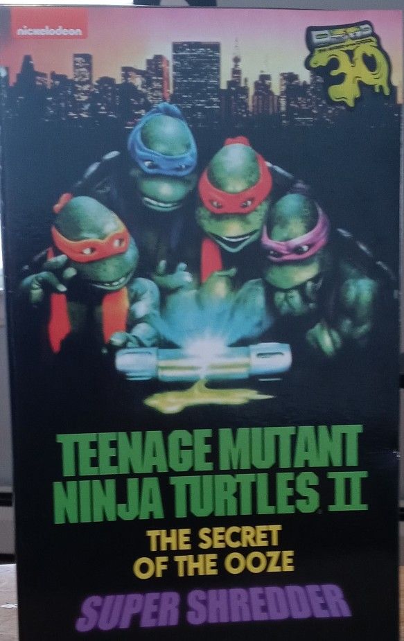 NECA - Teenage Mutant Ninja Turtles ll "The Secret Of Ooze" Super Shredder - 30 Anniversary - Action Figure - New-