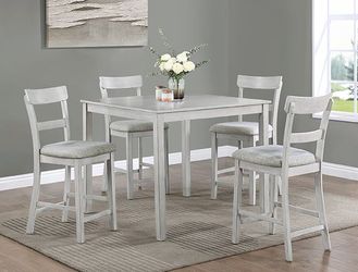 NEW 5pc Counter Height DINING Room SET Table Chairs💥NO CREDIT NEEDED $10 Down