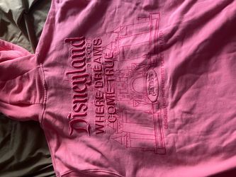 Pink Disneyland resort hoodie