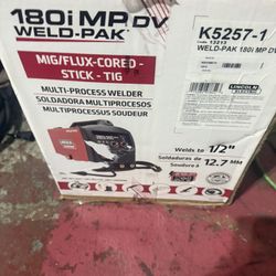 180 Amp Weld-Pak 180i Multi-Process Stick/MIG/Flux-Core/TIG, 120V or 230V Aluminum Welder with Spool Gun sold separately
