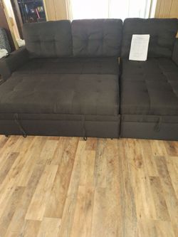 The bed and turn into section