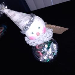 Candy Filled Snowman. Hand Crafted.