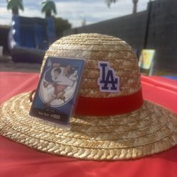 One piece X Dodgers Collectors Baseball Card- Monkey D. Luffy Limited edition card & Straw Hat 