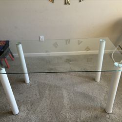 Glass Dining Table (No Chairs) (Must Go By 5/1)