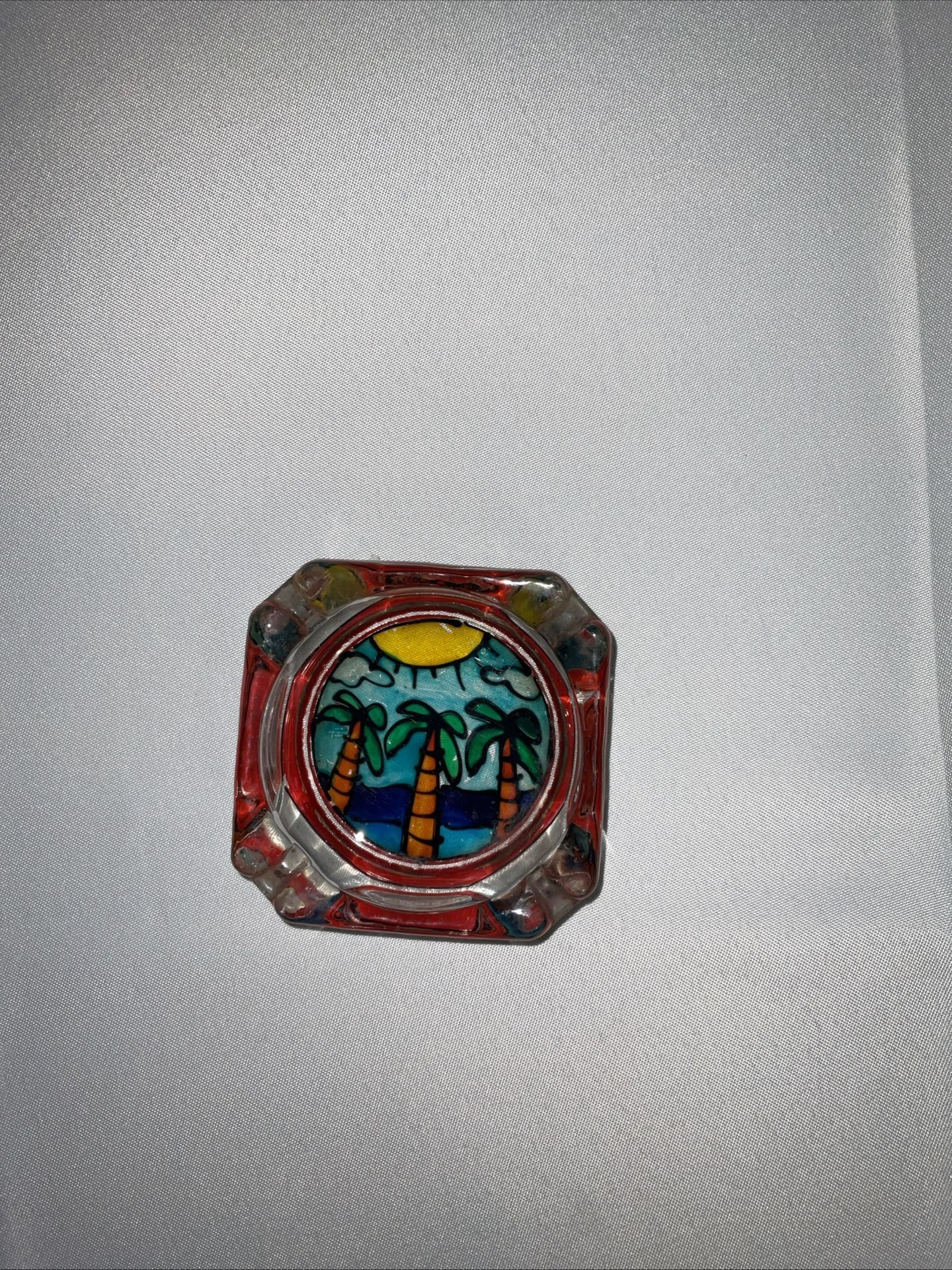 Decorative Ash Tray Hand Painted