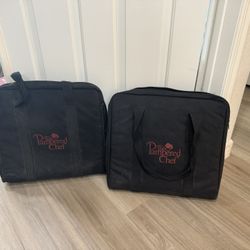 Pamper chef stoneware carriers