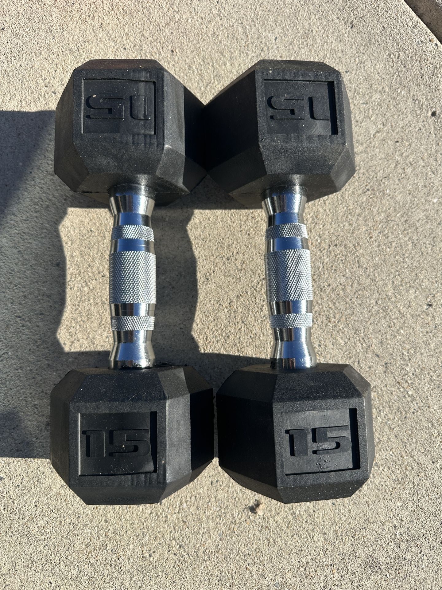 15 Lb Dumbbells