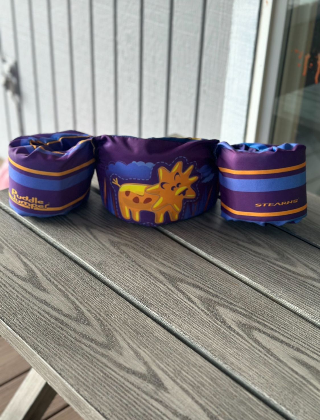 Puddle Jumper Fabric Kids Flotation Swim Vest with Armbands