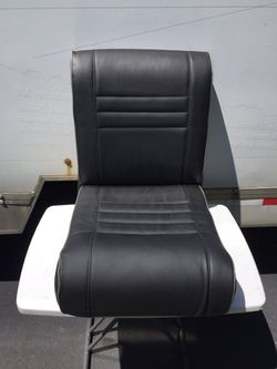 NEW Lawn Tractor Seat Replacement Black Leather