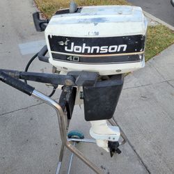4hp Johnson Outboard 2 Stroke Motor