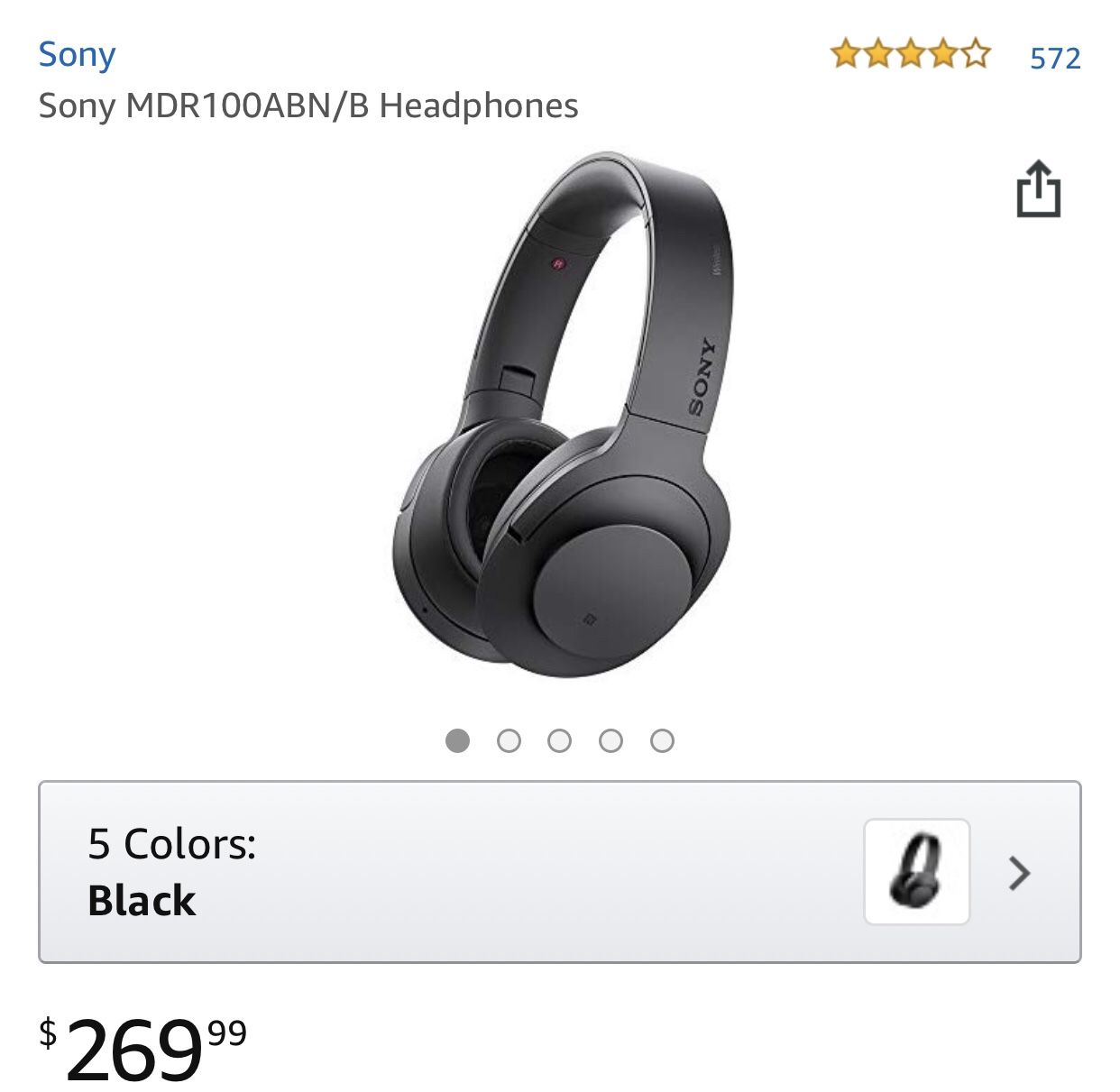 Sony MDR 100 ABN & WH-CH 700 wireless headphones