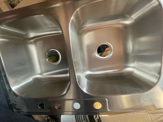 Double bowl kitchen sink 20 gauge