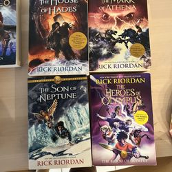 10 Rick Riordan books
