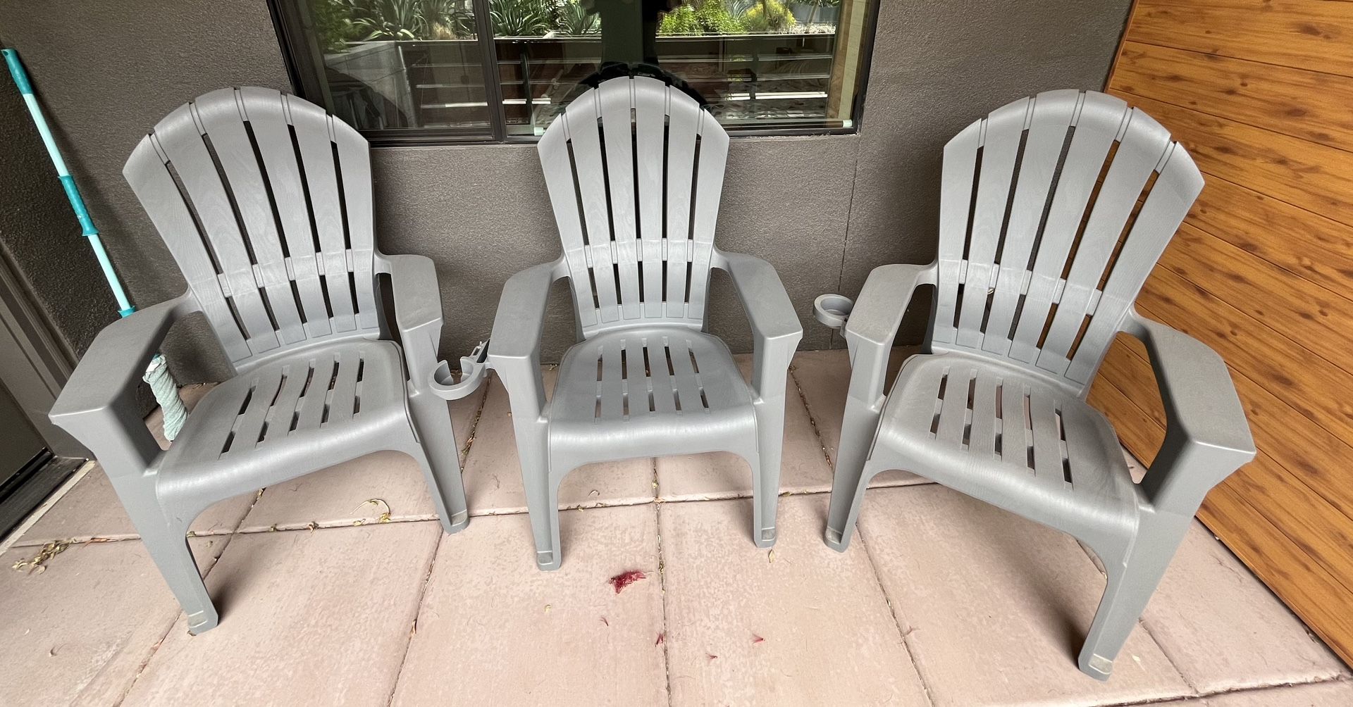 Set Of Three Adirondack Chairs