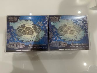 Pokémon Card TCG Stellar Crown Pokémon center exclusive elite trainer box ETB