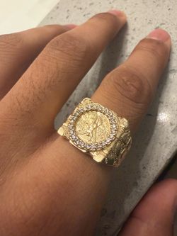 14K Centenario Ring