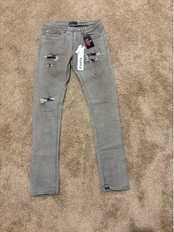 Purple jeans
