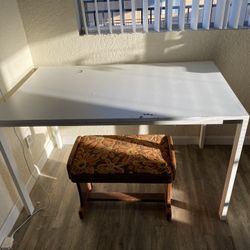 White Ikea Desk