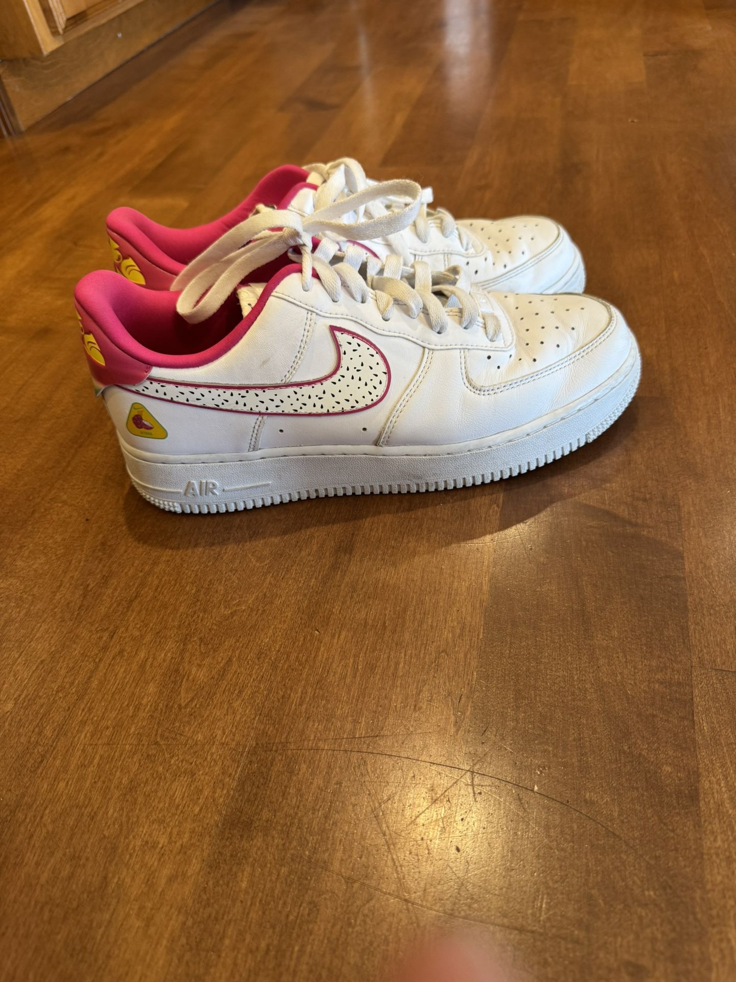 Woman’s Nike, Air Force One, dragon, fruit sneakers shipping available